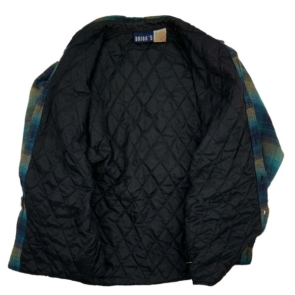 Brigg’s Vintage‎ Plaid Shacket Insulated Button Front Womens XL - Picture 2 of 6